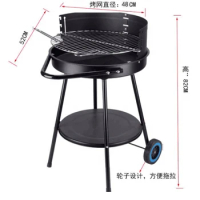 China Wholesale fashionable outdoor large charcoal bbq barbecue grill diy bbq grill table