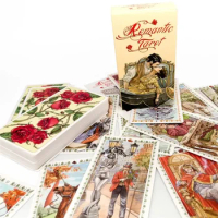 Romantic Tarot 78 Card Deck Fate Divination Oracle Party Board Game Playing Card Divination Edition Borad Playing Games