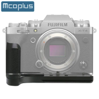 Mcoplus MCO-XT4 Aluminum Alloy Hand Grip Quick Release Plate L Bracket for Fujifilm X-T4 XT4 Camera