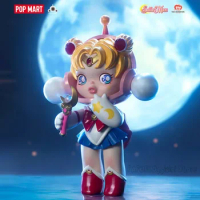 POPMART SKULLPANDA Sailor Moon Toys Kawaii Doll Collection Figurine Model Action Figure Toys Mystery Box Desktop Ornaments