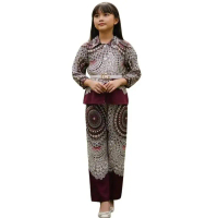 HanaBalQuesKids Setelan Anak Perempuan Rayon Armor Motif Abstrak Korean Style Umur 3-12 Tahun Gratis