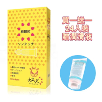 【Pleasure 樂趣】買一送一加贈日本潤滑液 粗顆粒保險套(24入裝#情趣用品#舒適體驗#防敏感#快感升級)