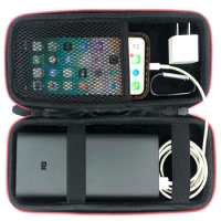 Power Bank EVA Hard Outdoor Case for Xiaomi Power Bank 3 Pro 20000mAh Portable Charger Case Carrying Pouch External Battery Bag