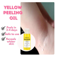 Underarm Strong Yellow Peeling Oil Extra Strength for Dark Body Skin,Hyaluronate Exfoliating for All Skin Type