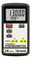 TECPEL 泰菱 》TM-934S 雙組溫度計 溫度計 TYPE K 熱電偶 雙顯示
