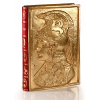 Roma Book with Golden Sculptures - Personalized for Luxury Gift - Home decoration - Publisher of a book and custom books