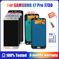 5.5" Super AMOLED For Samsung Galaxy J7 Pro LCD Display Touch Screen Digitizer Assembly For SamsungJ7 2017 J730 J730F Screen