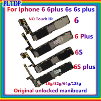 สำหรับ Iphone 6 6Plus 6S 6Splus ปลดล็อคเมนบอร์ดโดยไม่มี Touch ID, Original Logic Board สำหรับ Iphone 6S Plus 6เมนบอร์ด 6 Mobile phones_6Plus-16GB