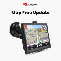 Junsun D100 Car GPS Navigation 7 Inch Touch Screen 256M+8G FM Voice Prompts Europe Map Free Update Truck GPS Navigators