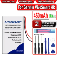 HSABAT 450mAh 361-00088-00 Battery for Garmin VivoSmart HR / VivoSmart HR for approach x40