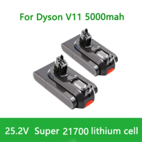 25.2V 5000mAh Brand New For Dyson V11 Battery Absolute Li-ion Vacuum Cleaner Rechargeable Super Lithium