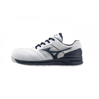 Mizuno LS II [F1GA213401] 男女 工作鞋 安全鞋 塑鋼頭 防護鞋 寬楦 反光 耐油 止滑 白深藍