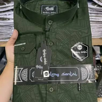 Baju Kemko Sultan Bahan Embos size SMLXL Ukuran putih International ​- S