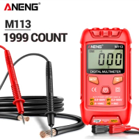 ANENG M113 1999 Counts Mini Multimeter Digital Inteligent AC/DC Voltage Meter Ohm NCV Electricity Tools Measuring Instruments