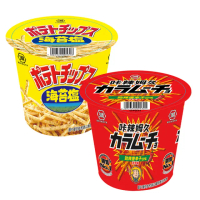 【KOIKEYA 湖池屋】卡辣姆久/海苔鹽洋芋條65gX12入/箱(口味任選一箱)