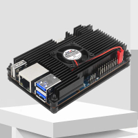 Aluminum Alloy Heat Dissipation Protective Shell with Fan CPU Heat Sink Enclosure Case Replacement A