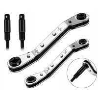 Bộ Cờ Lê Cần Gạt, Để Bảo Dưỡng Điều Hòa Không Khí, Có Đầu 3 / 8inch Đến 1 / 4inch Và 5 / 16X1 / 4inc