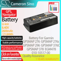 CameronSino Battery for Garmin GPSMAP 276 276c 296 376C 378 EGM478 100054300 fits Garmin 010-10517-00 GPS, Navigator battery