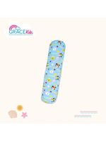 หมอนข้าง Tsumtsum Summer Pastel Size L สีฟ้า ขนาด 19X28" (ลายกระจายทั้งใบ) (2ชิ้น)