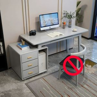 全國包送裝實木臺式電腦桌帶櫃子簡約書房轉角書桌辦公寫字桌