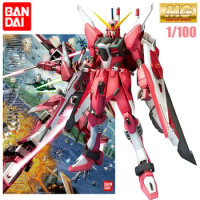 In Stock BANDAI MG 1/100 Gundam Assembly Model ZGMF-X19A Infinite Justice Gundam Ver. Anime Action Figures Model Collection Toy