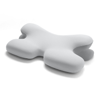 原廠西諾思Hnos-蝶形牛角枕 0壓記憶棉  3D分區 冰絲記憶棉 慢回彈 人體工學 頸椎支撐  躺枕靠枕