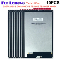 10PCS For Lenovo Tab M10 FHD Plus 10.3 " TB-X606F TB-X606X TB-X606 TB-X616 LCD Display Touch Screen Digitizer Glass Assembly