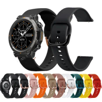 22mm Watch Straps ремешок For Zeblaze Vibe 7 Pro/Stratos 2/3 Beyond GTR 2 Btalk2 Lite Swim GPS Silicone Wristbands Band Bracelet