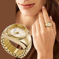 FOSSIL Watch Ring 手錶戒指 戒指錶 母親節送禮首選-金 ES5246