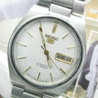 (Saudi Arabia) cloth dial sapphire automatic Japanese seiko men's watch 7009