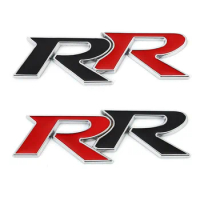 3D Metal RR Logo Car Stickers Emblem Trunk Badge Decals for Honda RR Civic Mugen Accord Crv City Hrv