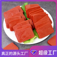 PVC 5CM Simulation Hotpot Chinese Food Duck Blood Food Model Shop Display Decoration