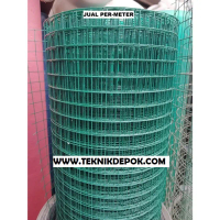 Kandang Ayam 90 cm x Lubang 1 inch ayakan hijau 12 mm Kawat Pagar