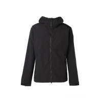 【Mammut 長毛象官方直營】Hiking WB Hooded Jkt AF Prem BLK 全黑刺繡限定款-連帽外套 男款 #1012-01010