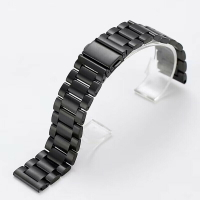 適用華強北手表GT3/4表帶Watch3丨GT3 Pro三株鋼帶46/48mm丨22mm【宜家良品百貨】