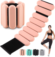 Wrist Weights for womenWrist Ankle Weights for Strength TrainingGraded Silicone Weighted Bracelet fo