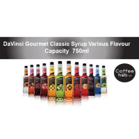 DaVinci Coffee Syrup Gourmet Classic Syrup 750ml Various Flavour