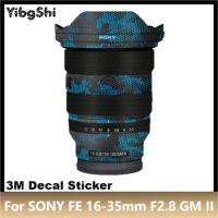 For SONY FE 16-35mm F2.8 GM II Lens Sticker Protective Skin Decal Film Anti-Scratch Protector Coat F