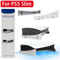 Horizontal Stand For PS5 Slim Base Stand with Anti-Slip Mads Display Stand Compatible with Playstation 5 Disc&amp;Digital Editions