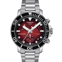 【TISSOT 天梭 官方授權】Seastar 海星300米潛水石英錶 手錶 畢業禮物 慶端午 包粽(T1204171142100)
