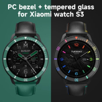 PC Case tempered glass bezel for Xiaomi Watch S3 Anti-Scratch Shell Bumper for Xiaomi Mi Watch S3 Accessories Protective Cover