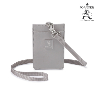 [領券9折]PORTER INTERNATIONAL - 復古品味MORI證件套 - 晨霧灰