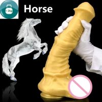 Huge Realistic Horse Dildo Suction Cup Big Cock Silicone Dildo Adult Masturbation Sex Toy Female/male Anal Dilator Toy Sex Shop