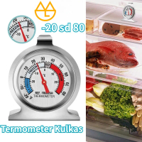 (-20 sd 80) Termometer Freezer / Termometer Analog Kulkas Freezer / Stainless Termometer Kulkas