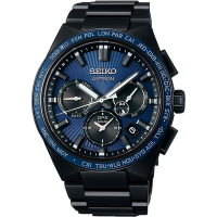 SEIKO 精工 Astron GPS衛星定位雙時區鈦金屬手錶 送禮推薦 (SSH121J1/5X53-0BV0B)_SK045