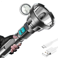 Pocketman Senter LED Flashlight Waterproof USB Rechargeable Cree