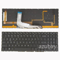 US Keyboard For HP Omen 15-ekxxx 15- ek0020tx ek0021tx ek0022tx ek0023tx ek0024tx ek0029tx ek0030tx ek0031tx Zone-RGB Backlit
