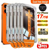 Easy to install tempered glass screen protector, set of 1 or 5 pieces, compatible with Xiaomi Poco X