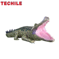 Customizable large advertising model inflatable crocodile