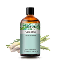 100ml Citronella Essential Oil Diffuser Pure Natural Lavender Eucalyptus Vanilla Peppermint Basil Tea Tree Cloves Aromatic Oil